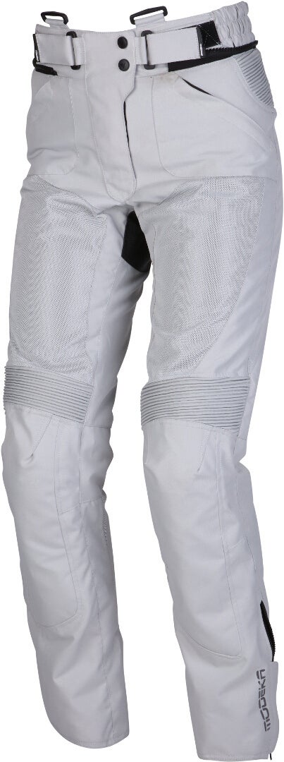 Modeka Veo Air Damen Motorrad Textilhose hellgrau 40 Abbildung 1