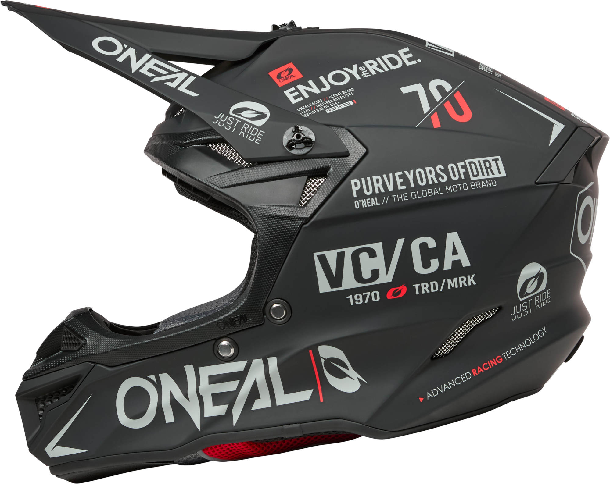 Oneal 5SRS Polyacrylite BRAND Casque de motocross XS (53/54) Figure 4