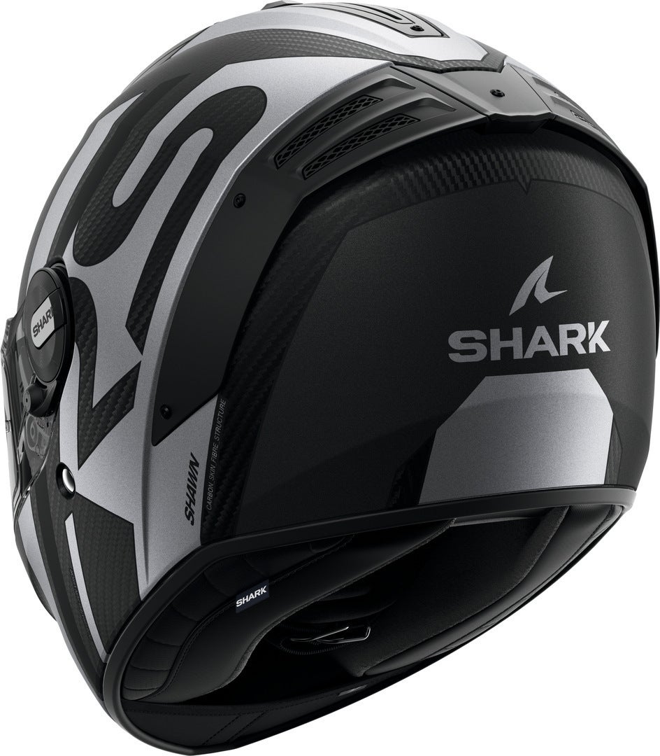 Shark Spartan RS Shawn Carbon Casco nero opaco/argento XL (61/62) Figura 3