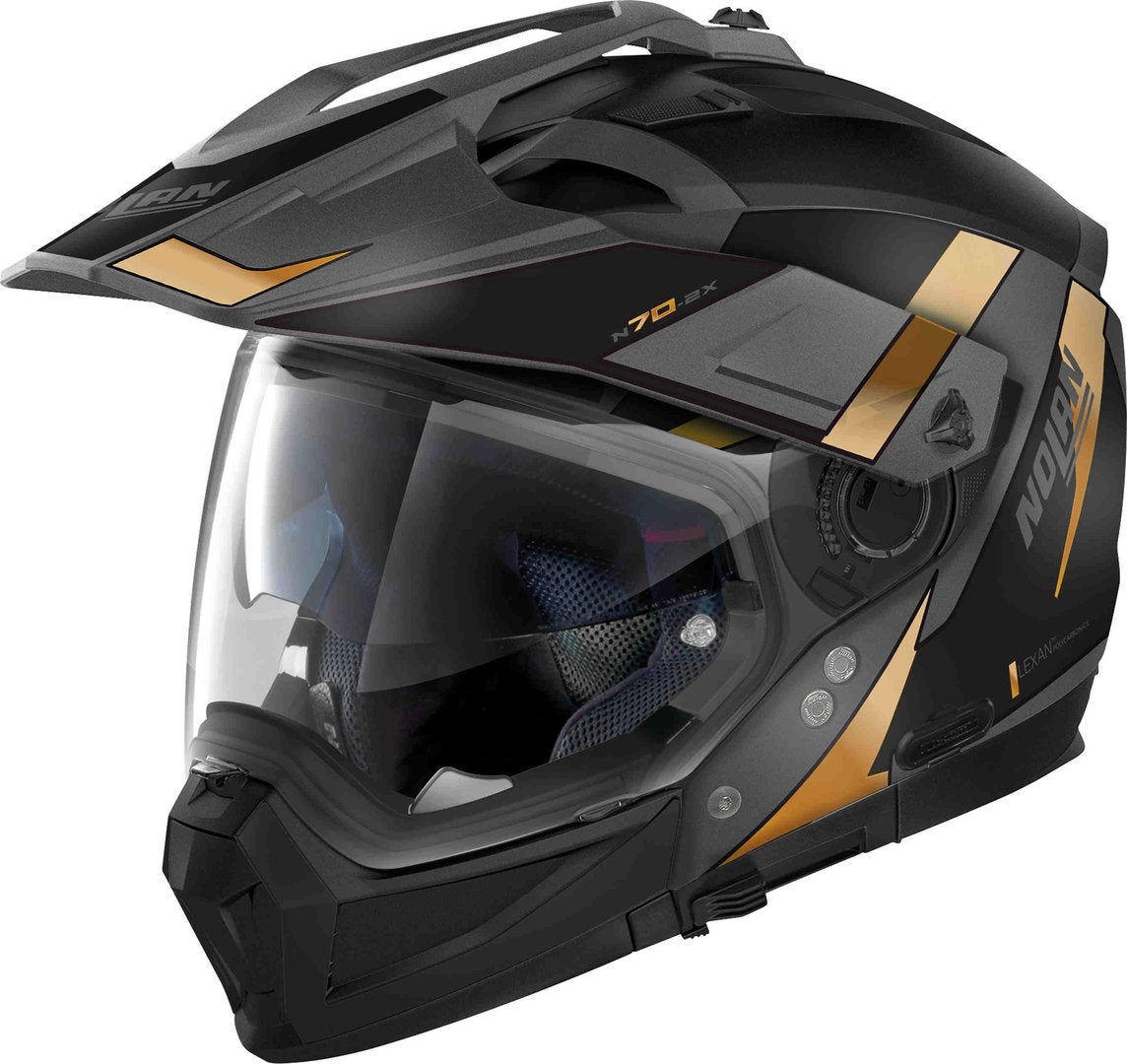 Nolan N70-2 X 06 Skyfall N-Com Casco nero/oro L (60) Figura 1