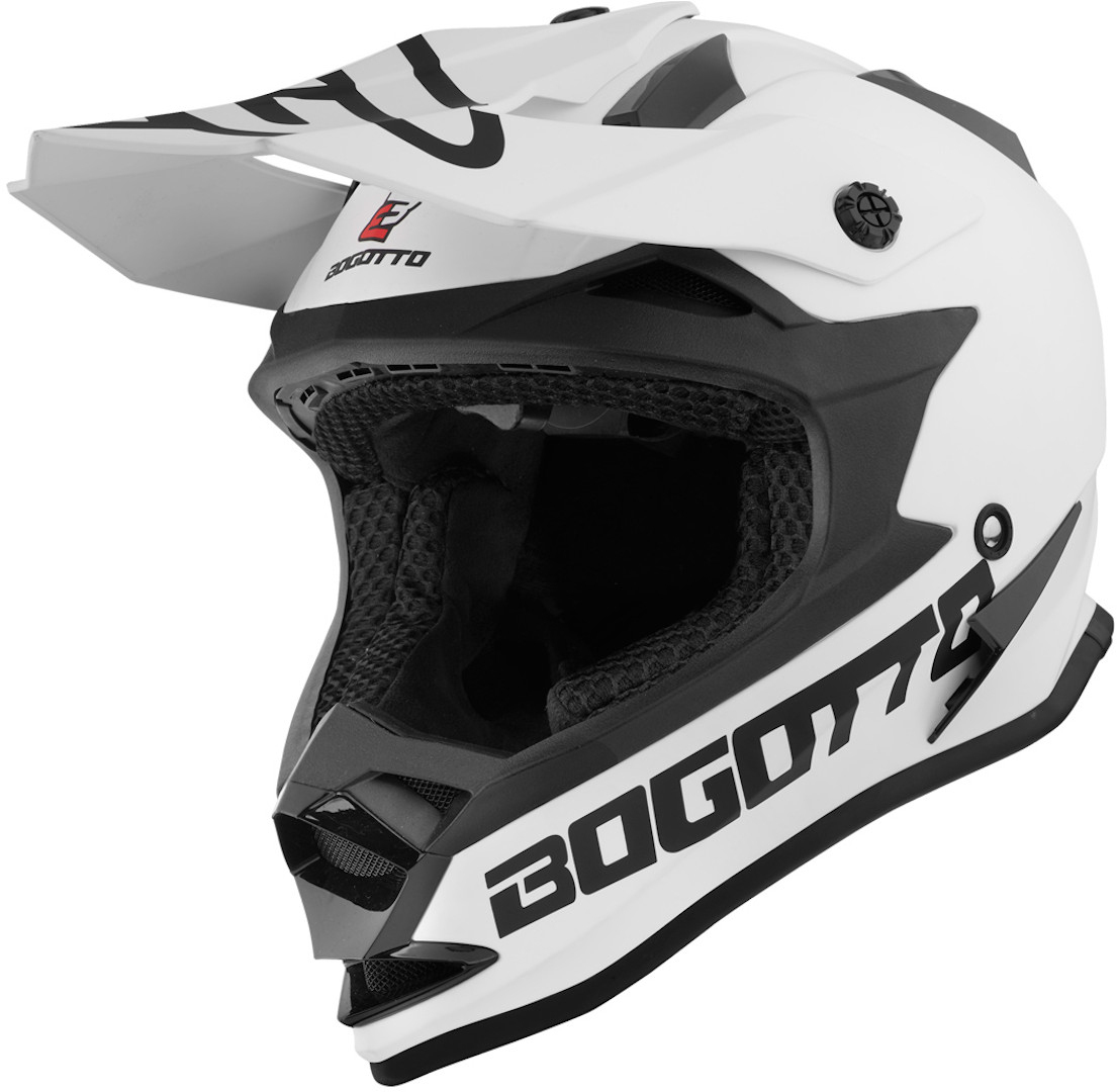 Bogotto V321 Solid Kask motocrossowy White Matt M Rysunek 1