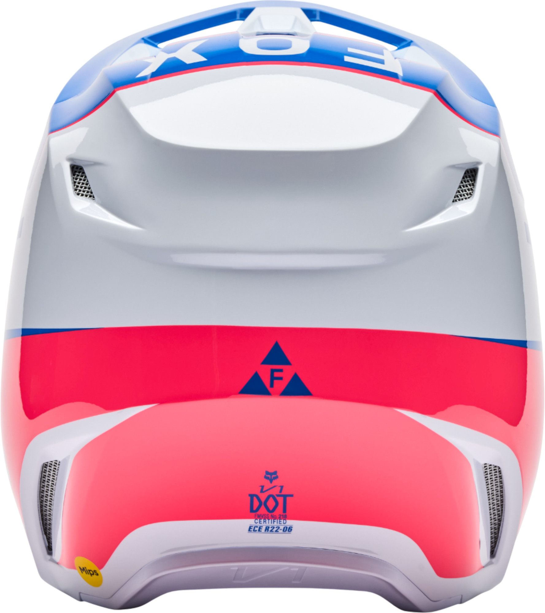 FOX V1 Collect Motocross hjälm Blå/rosa XS (53/54) Figur 5