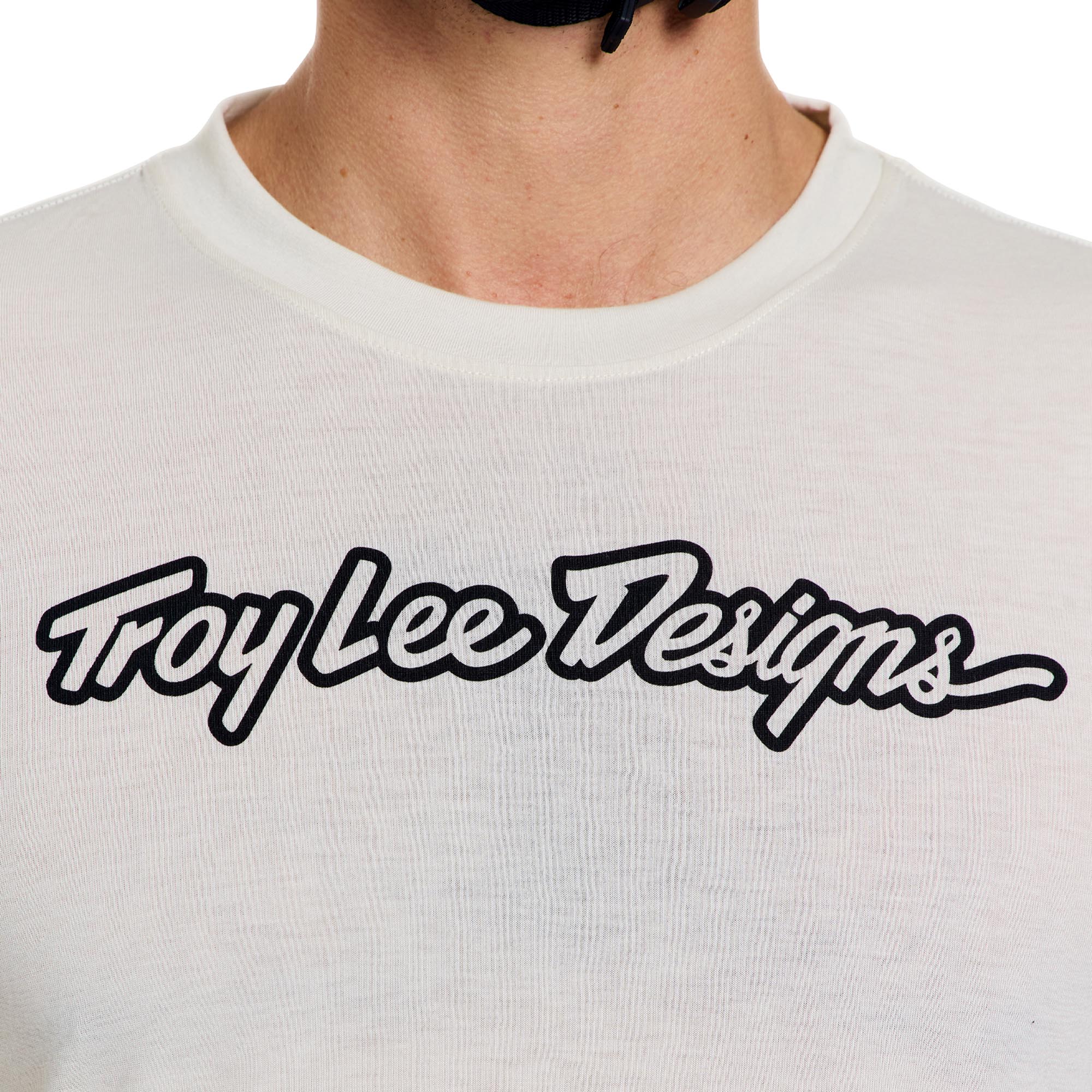Troy Lee Designs Skyline Ride Signature Short Sleeve Bicycle Jersey white/grey M Figure 4