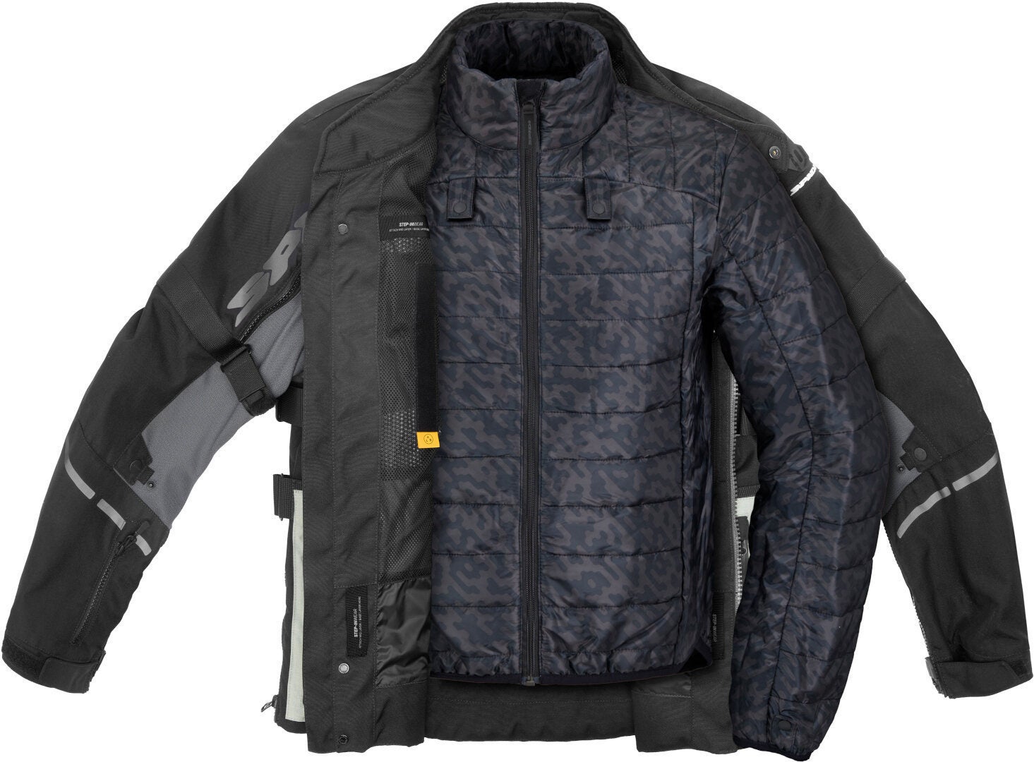 Spidi Hard Track 3 H2Out wasserdichte Motorrad Textil Jacke eis 3XL Abbildung 9