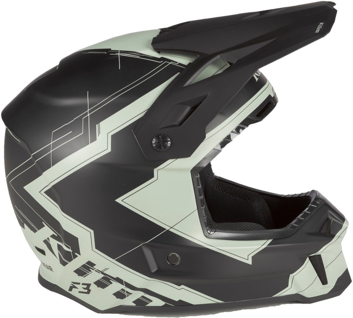 Klim F3 Verge Motocross hjelm sort/grå XXL (62/63) Figur 5
