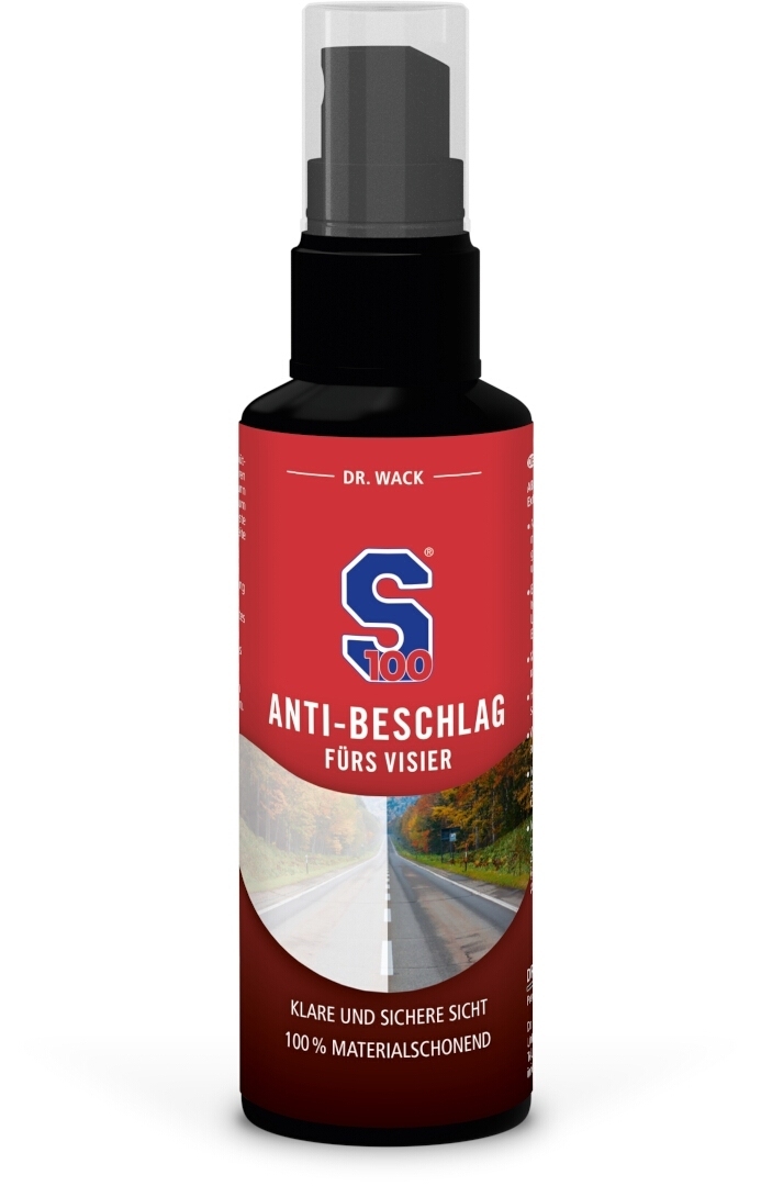 S100 Anti-fog Visor Spray 100 ml incl. Microfiber Cloth Figure 2