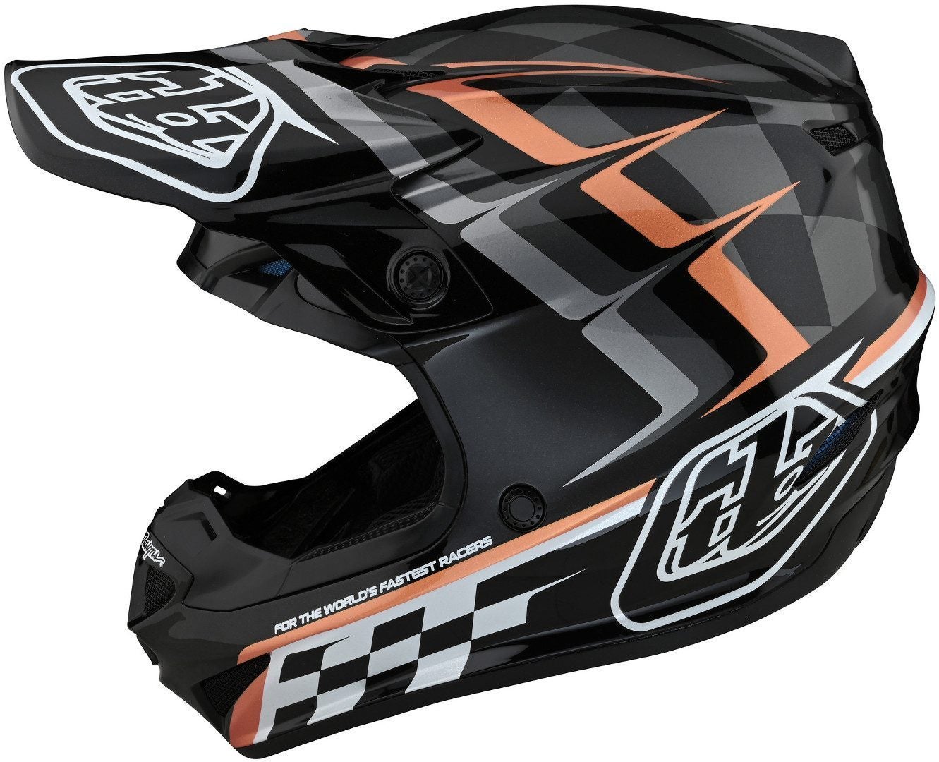 Troy Lee Designs SE4 Warped Polyacrylite MIPS Casco Motocross nero XL (60/61) Figura 7