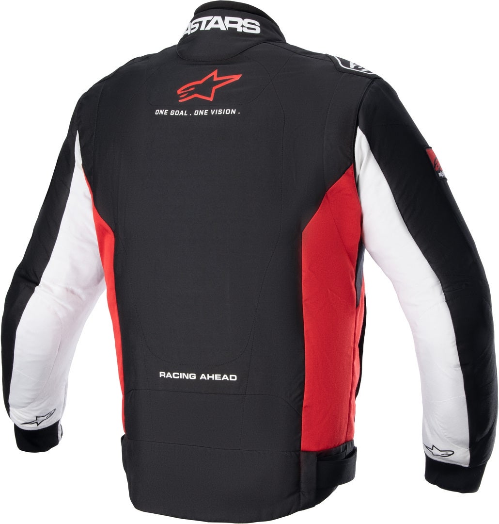 Alpinestars Monza Sport Motorcycle Textile Jacket black/red/white 4XL Figure 2