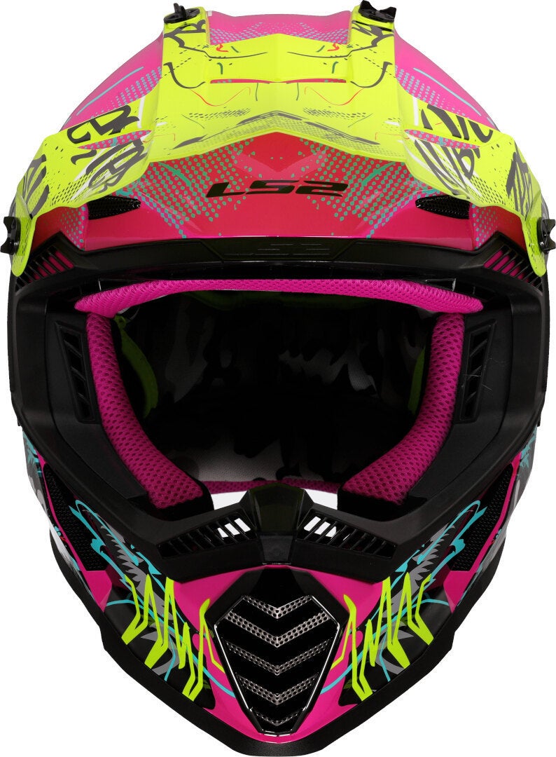 LS2 MX437 Fast Evo II Mini Gorilla Kinder Motocross Helm Y/S (47/48) Abbildung 8