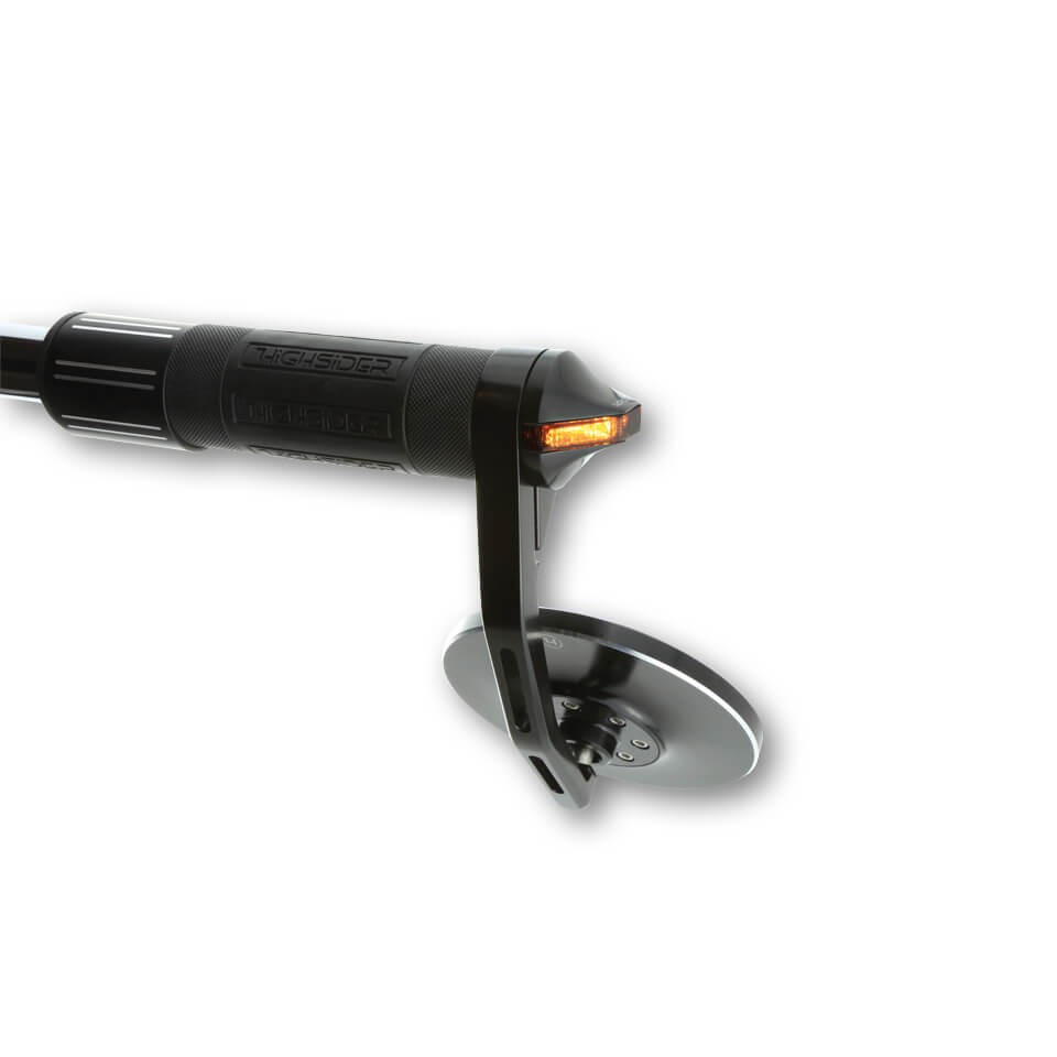 HIGHSIDER LED Lenkerendenblinker FLIGHT, getöntes Glas Figura 1