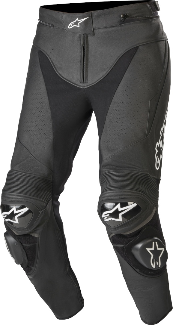 Alpinestars Track v2 Calça de couro moto preto 44 Figura 1