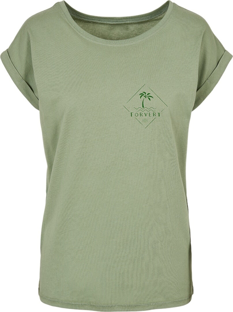 Brandit Forvert Mojave レディースTシャツ 緑 S 図1