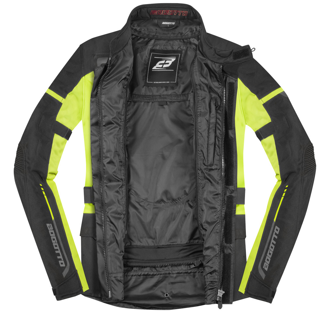 Bogotto Azury 2in1 Jachetă textilă impermeabilă pentru motociclete negru/neon L Figura 3