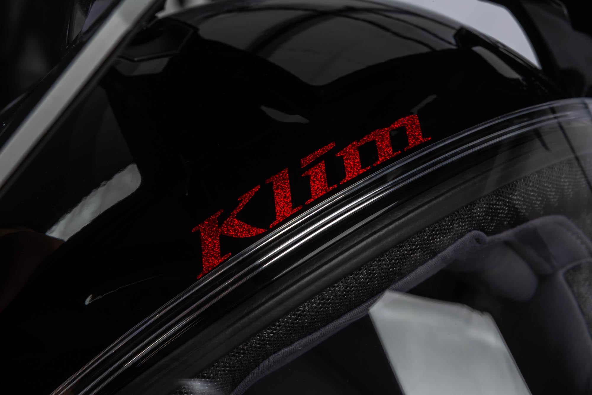 Klim X1 Alpha Graphic Carbon 엔듀로 헬멧 검정/빨강 L (59/60) 그림 11
