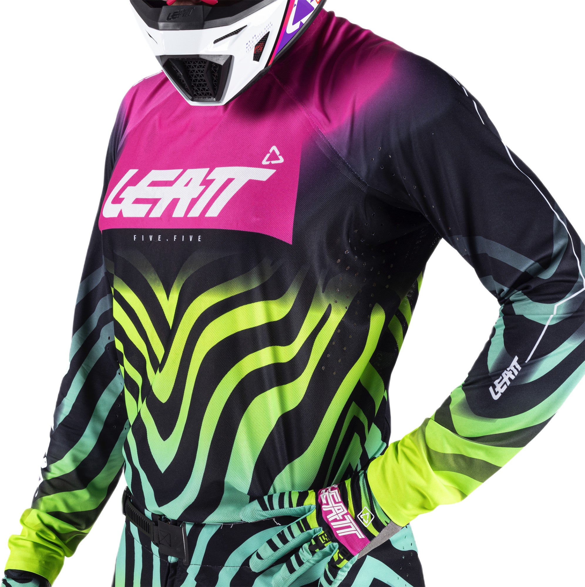 Leatt Moto 5.5 UltraWeld V26 Motocross Jersey black/multicoloured M Figure 6