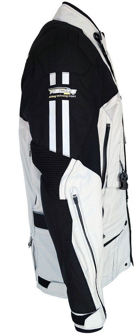 Helite Touring 2.0 Airbag Motorcycle Textile Jacket grey/black M Figure 3