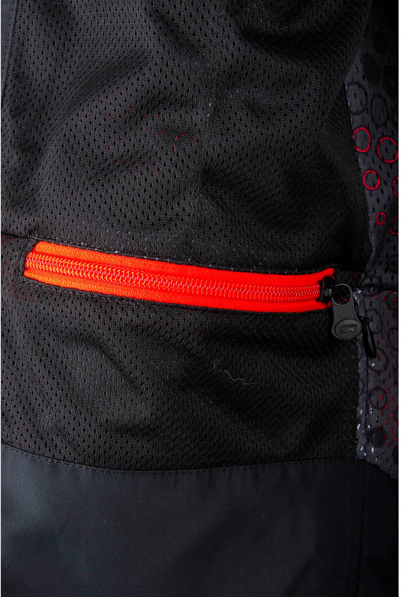 Klim Baja Mesh Motorcycle Textile Jacket black/red M Figure 16