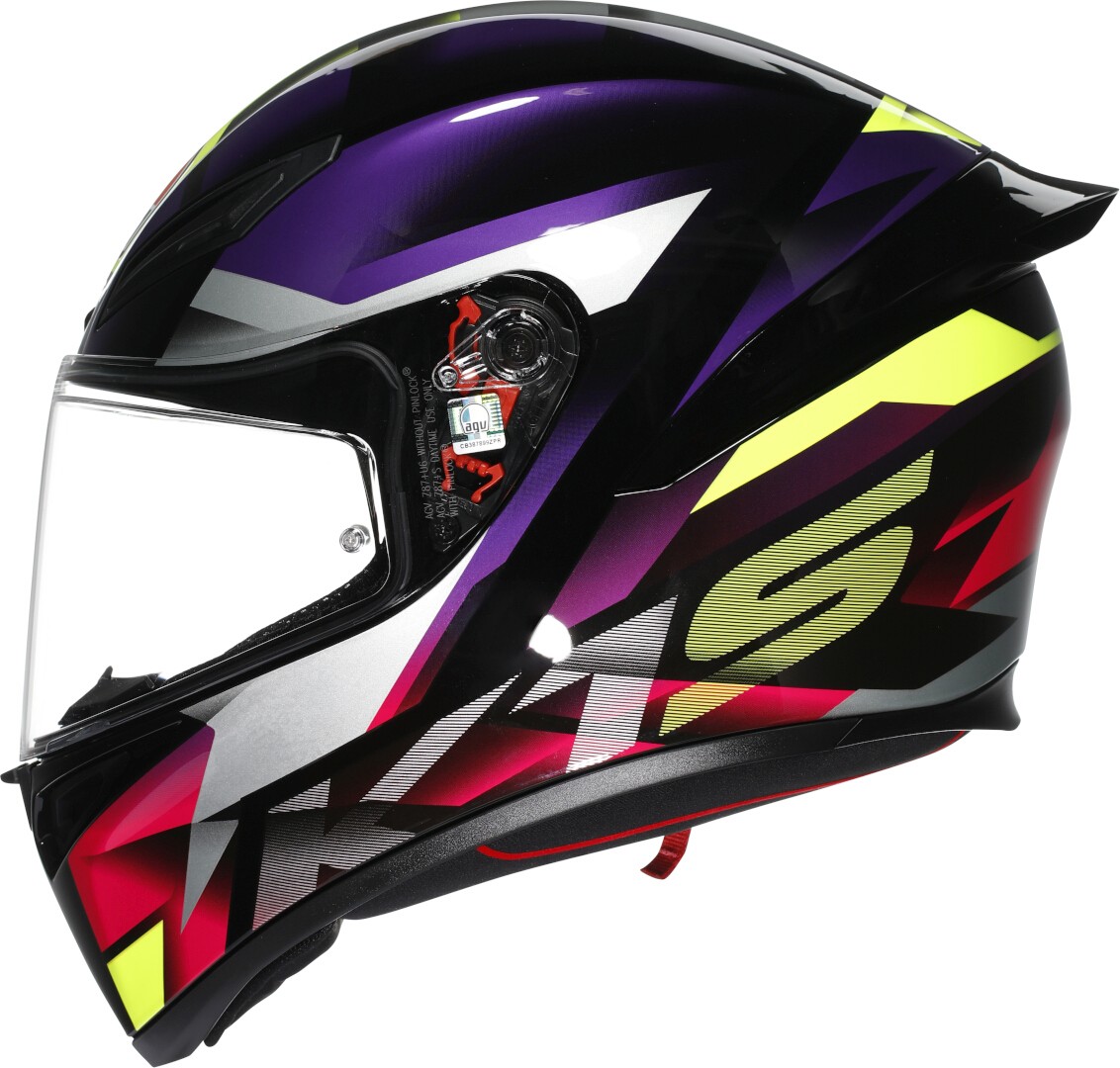 AGV K1 S Fastlap 2.0 Casque noir/violet M (57/58) Figure 4