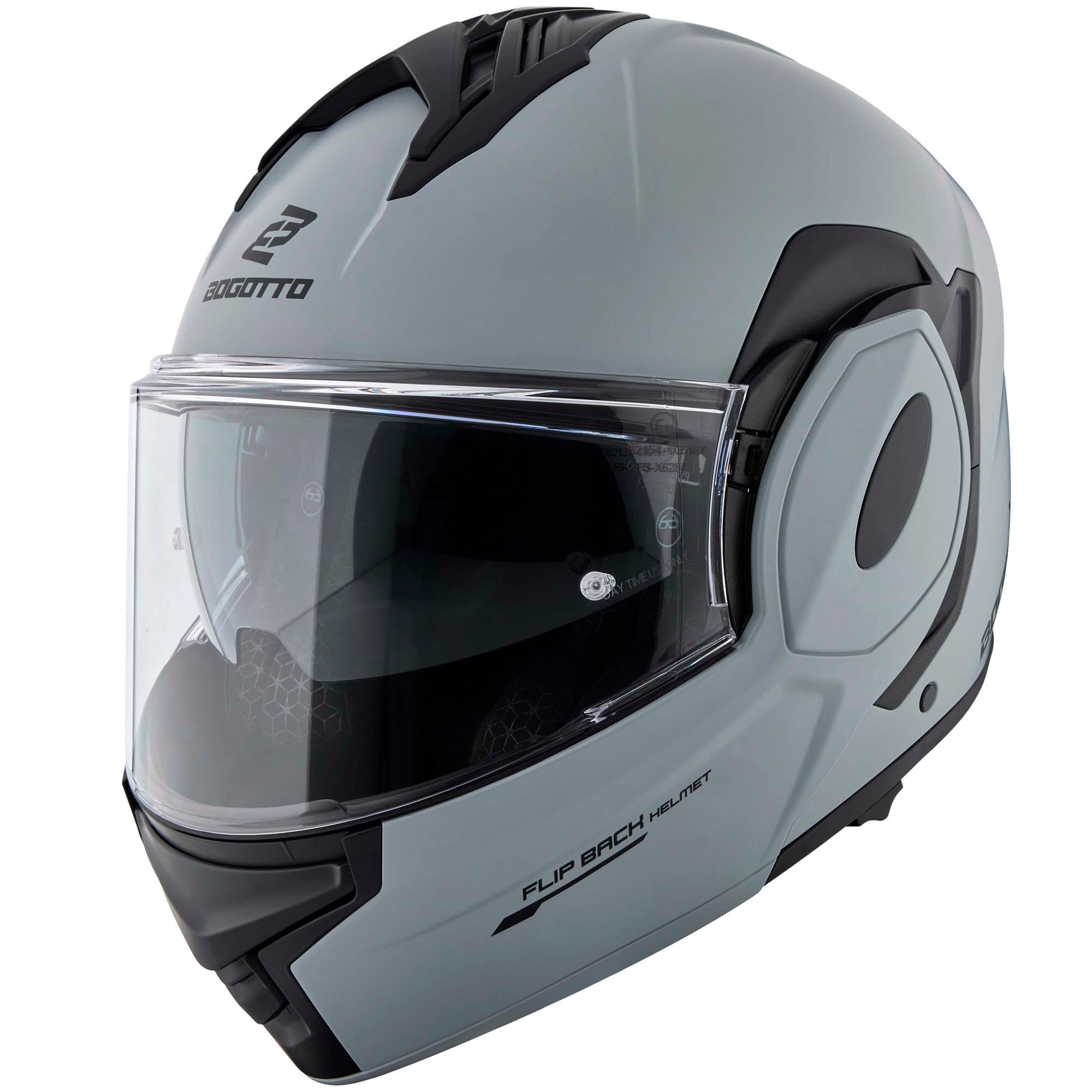 Bogotto FS-X600 Каска Сив мат М (57/58) Фигура 2