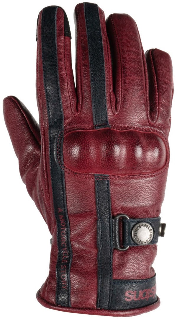 Helstons Tinta Damen Motorradhandschuhe rot 9 Abbildung 1
