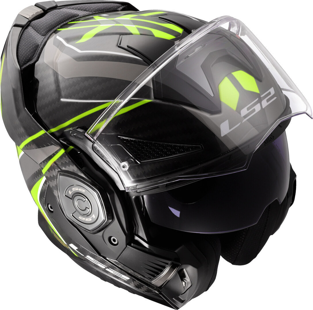 LS2 FF901 Advant X Carbon Future II Hjälm neongul XXL (63/64) Figur 13