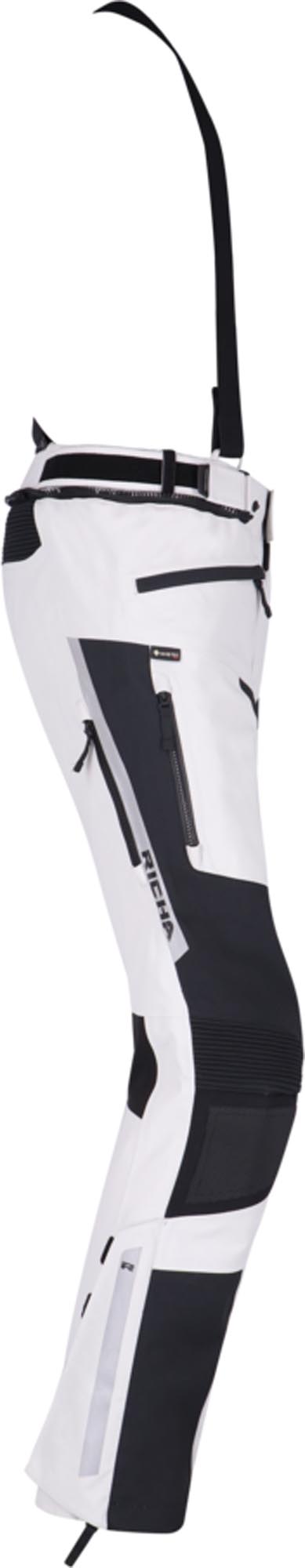 Richa Armada Gore-Tex Pro wasserdichte Motorrad Textilhose schwarz/grau Lang S Abbildung 3