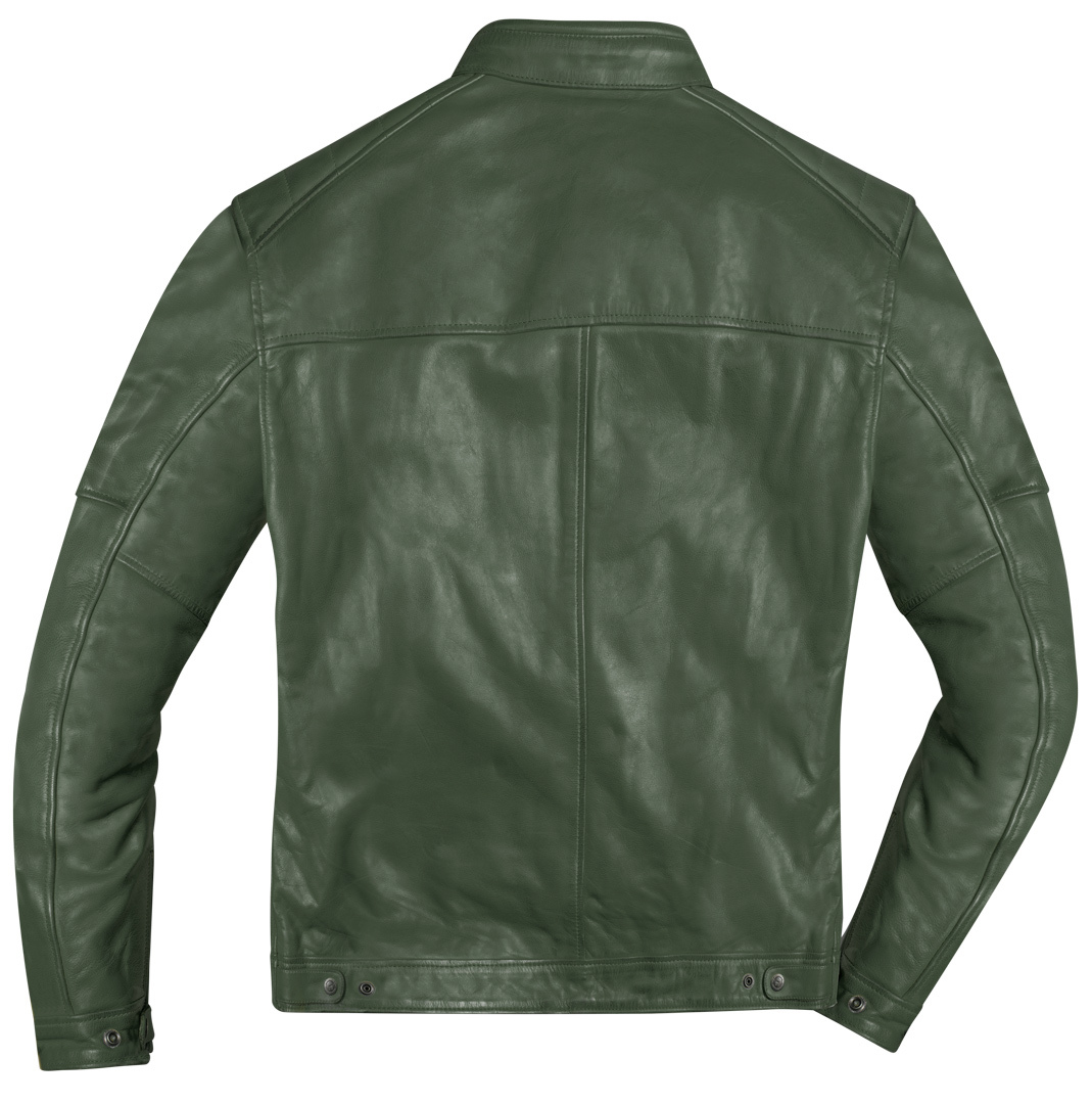 HolyFreedom Zero Evolution Motorcycle Leather Jacket dark green L Figure 3