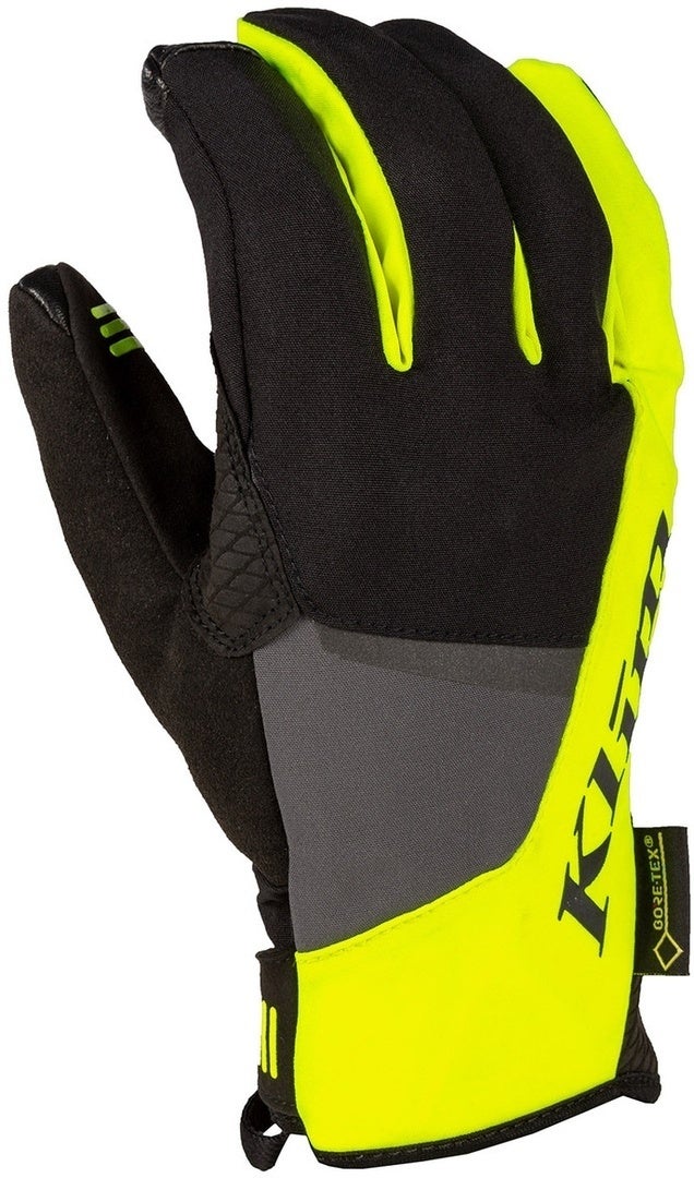 Klim Inversion Gore-Tex Motorcykel Handsker sort/grå/gul M Figur 1