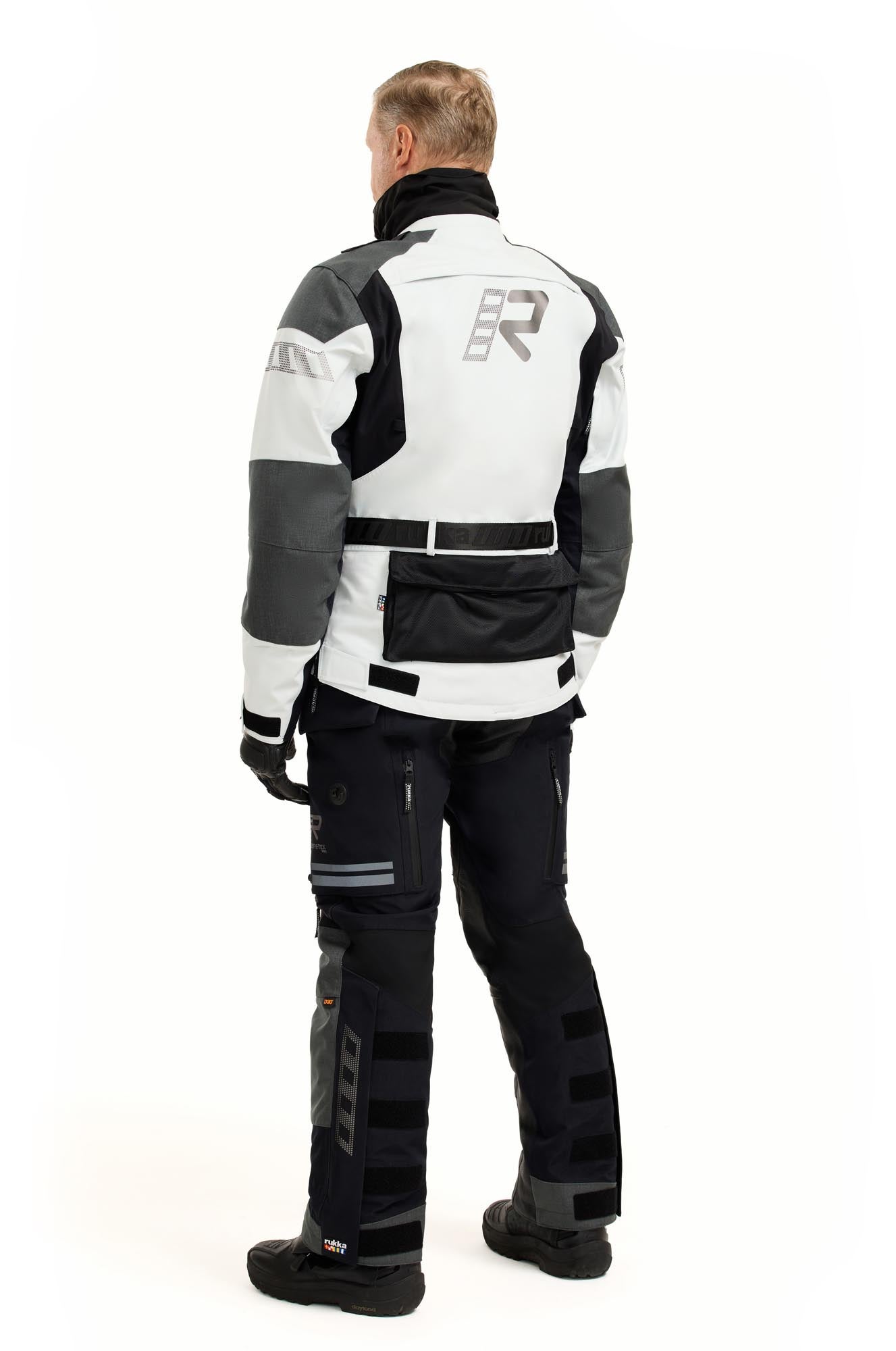 Rukka TitanTrail-R Veste textile moto imperméable Blanc/Gris/Noir 58 Figure 6