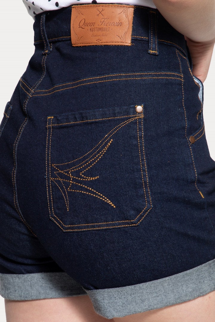 Queen Kerosin Denim Dámské šortky 31 Obrázek 2