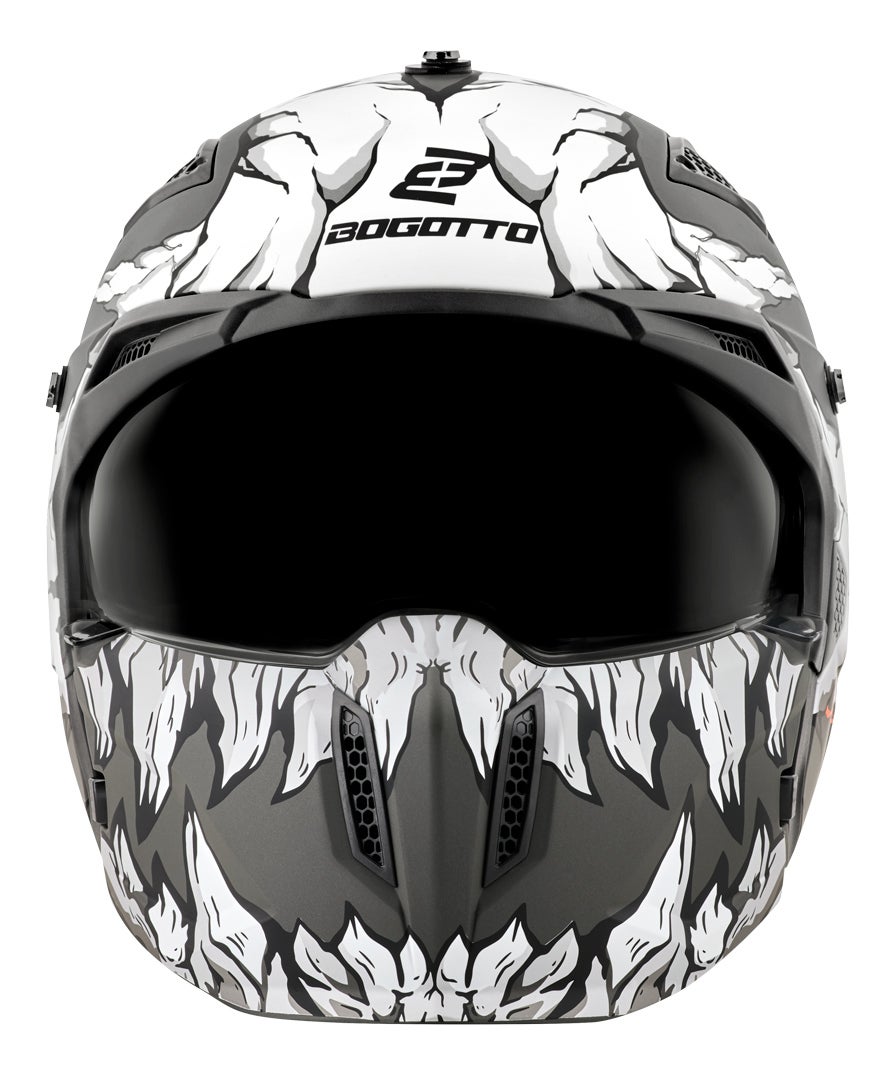 Bogotto Radic Skulash Helm grau/schwarz S Abbildung 9