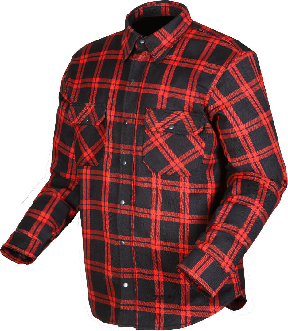 Modeka Colden Motorcycle Shirt black/red M Figure 1