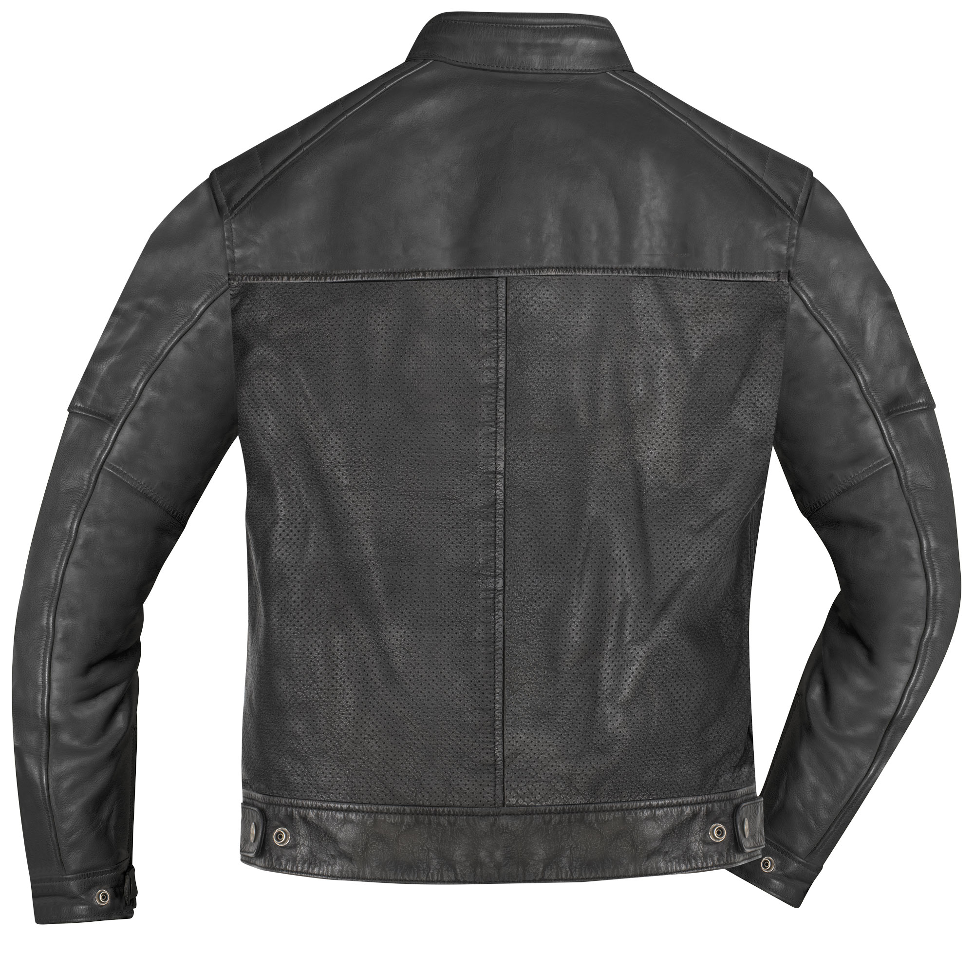 HolyFreedom Zero Summer perforierte Motorrad Lederjack schwarz L Abbildung 3