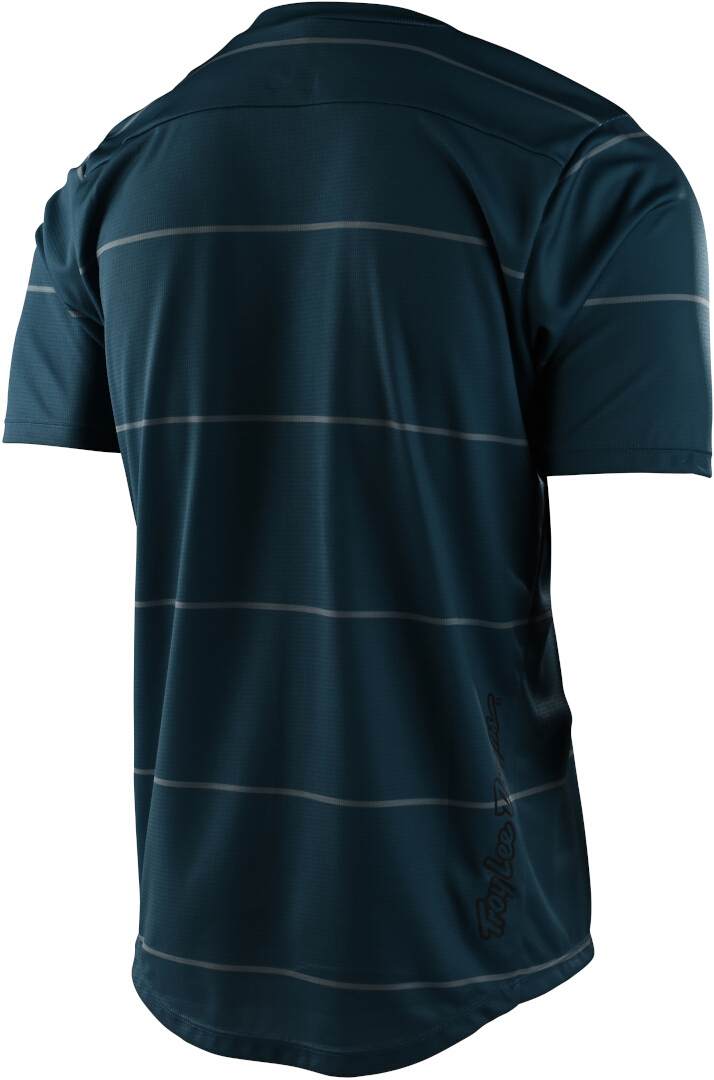 Troy Lee Designs Flowline Stacked Tricou de bicicletă Albastru bleumarin L Figura 2