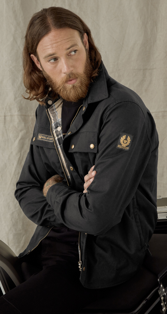 Belstaff Mansion Cămașă de motocicletă negru XS Figura 3