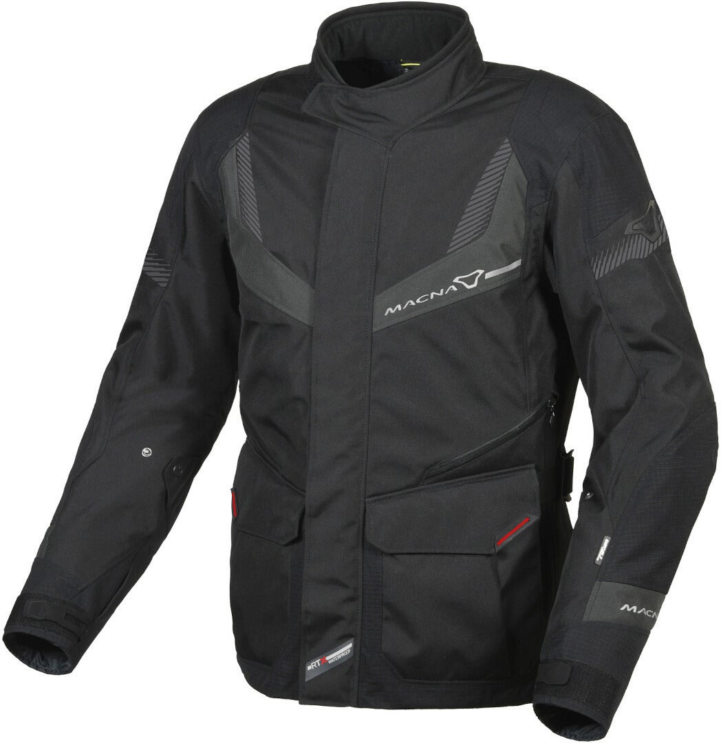 Macna Rancher waterproof Motorcycle Textile Jacket black/grey XXL Figure 1
