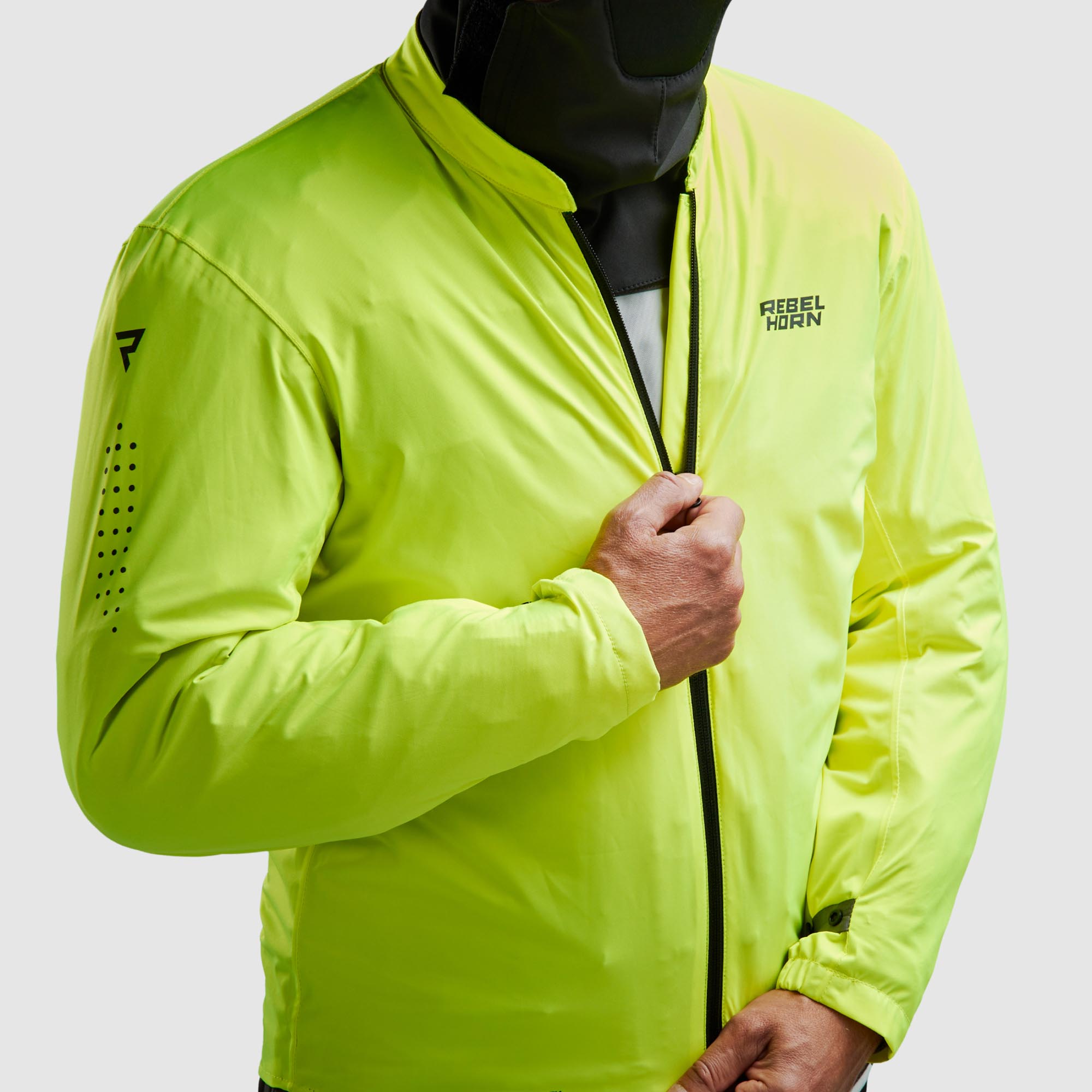 Rebelhorn Cubby 5 waterproof Motorcycle Textile Jacket grey/yellow M Figure 16