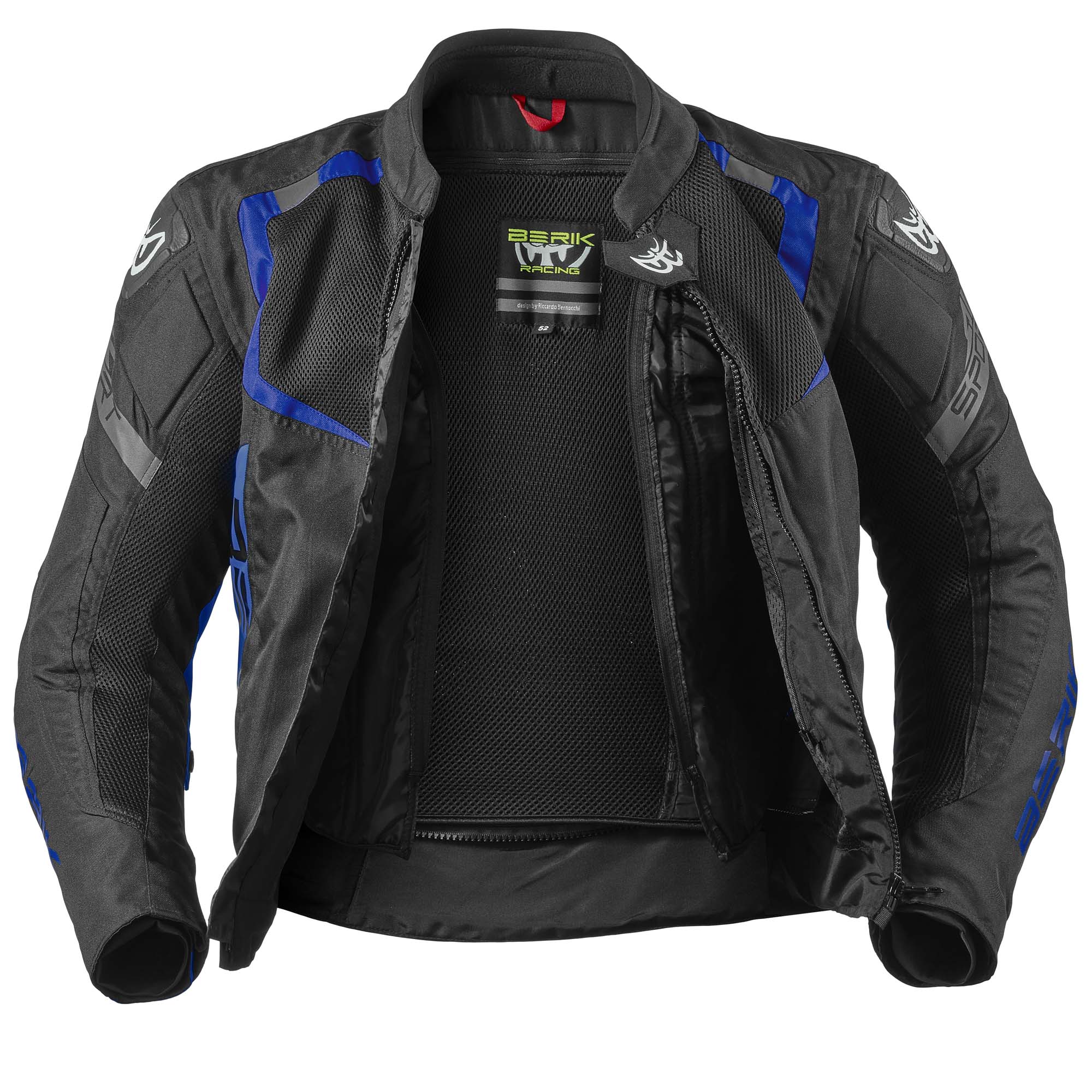 Berik X-Speed 2 Motorrad Textiljacke schwarz/blau 52 Abbildung 3