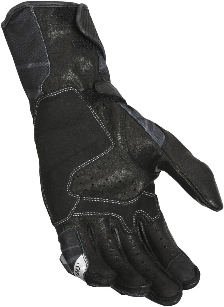 Macna Krown perforierte Motorrad Handschuhe schwarz/grau M Abbildung 2