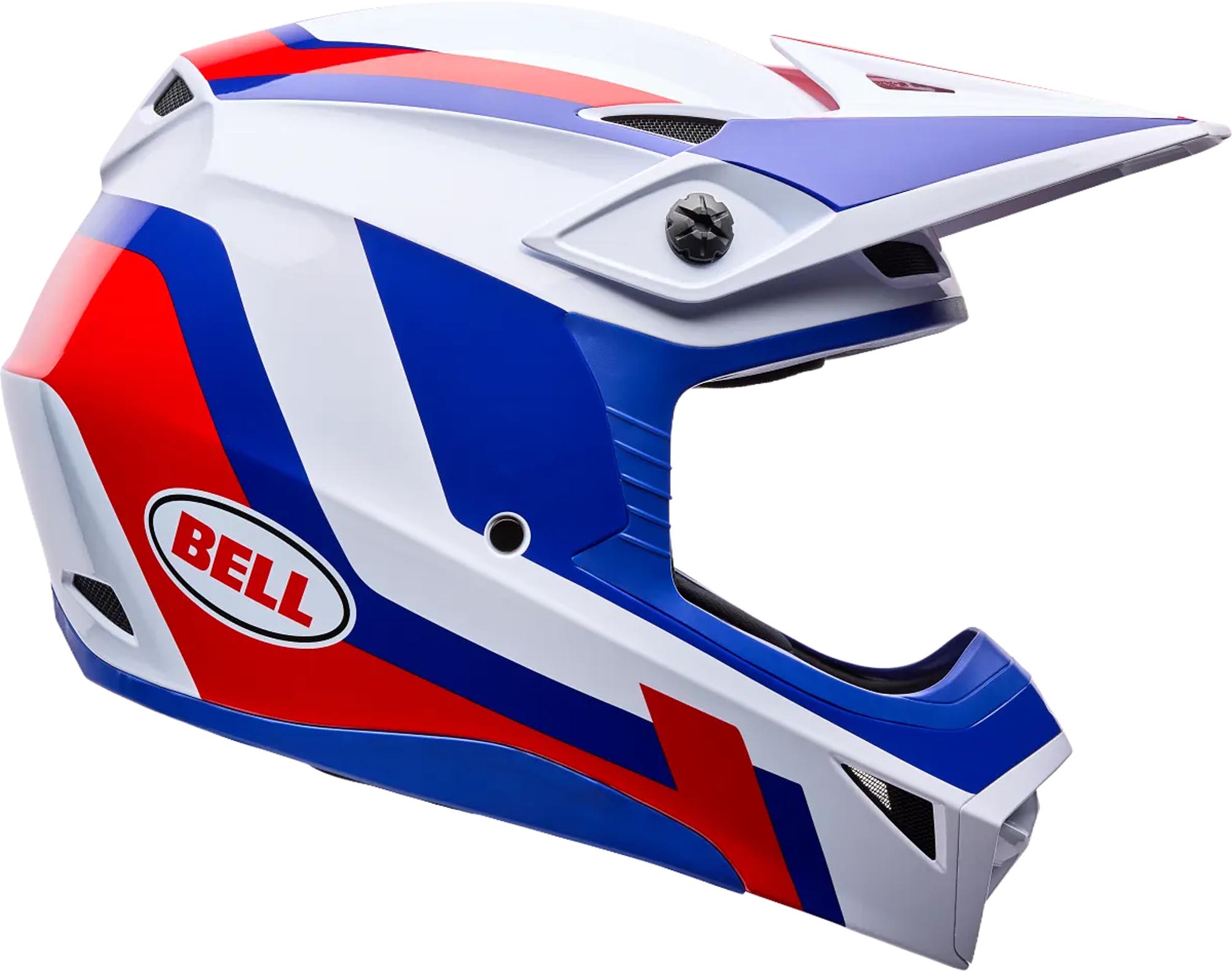Bell MX-10 MIPS Dyno Motocross Helm rot/weiß L (59/60) Abbildung 2
