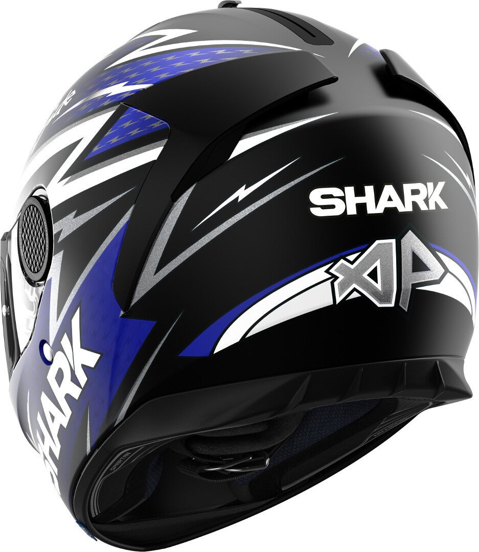 Shark Spartan Adrian Parassol Mat Helmet anthracite/blue/white M (57/58) Figure 3