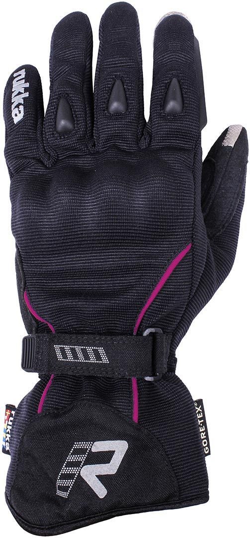Rukka Virve Gore-Tex Damen Motorradhandschuhe schwarz/lila 7 Abbildung 1