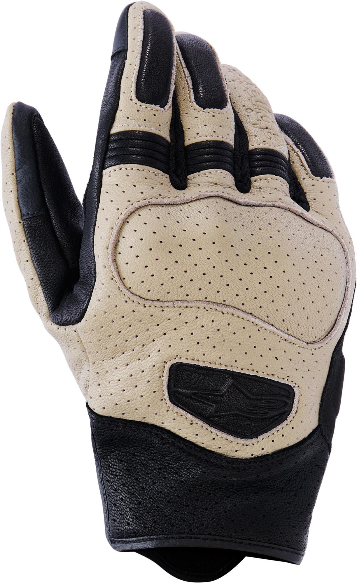 Alpinestars Mustang V3 Motorrad Handschuhe beige/schwarz 3XL Abbildung 1