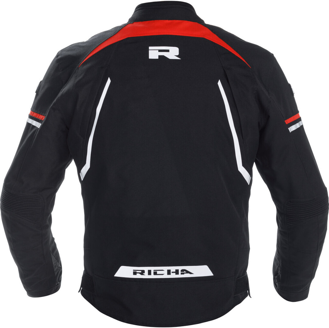 Richa Gotham 2 waterproof Motorcycle Textile Jacket black/red/white 3XL Figure 2