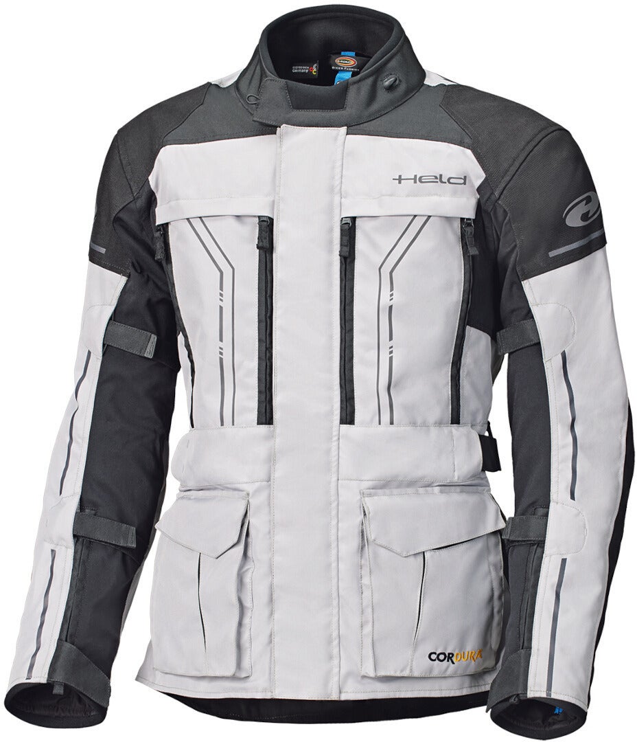 Held Pentland waterproof Motorcycle Textile Jacket grey/black 4XL Figure 1