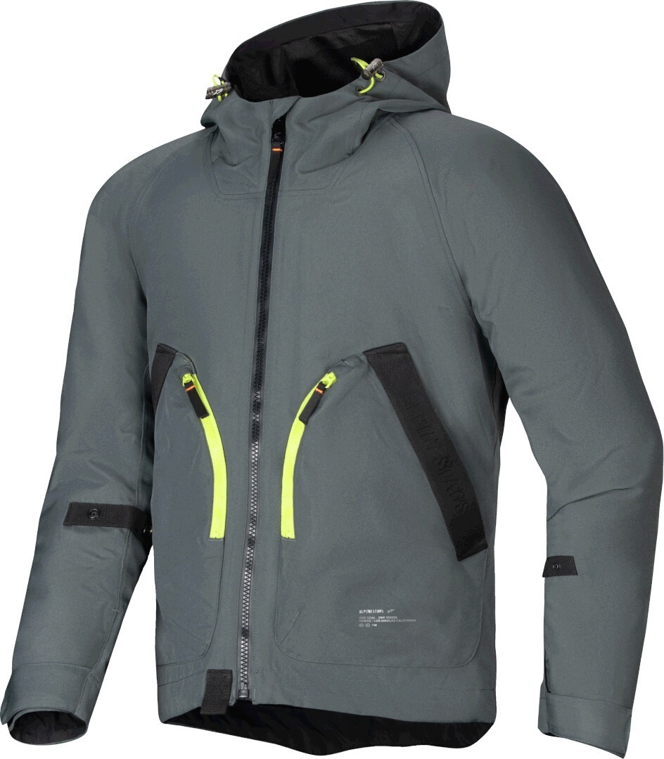 Alpinestars Morush waterproof Motorcycle Jacket grey L Figure 1