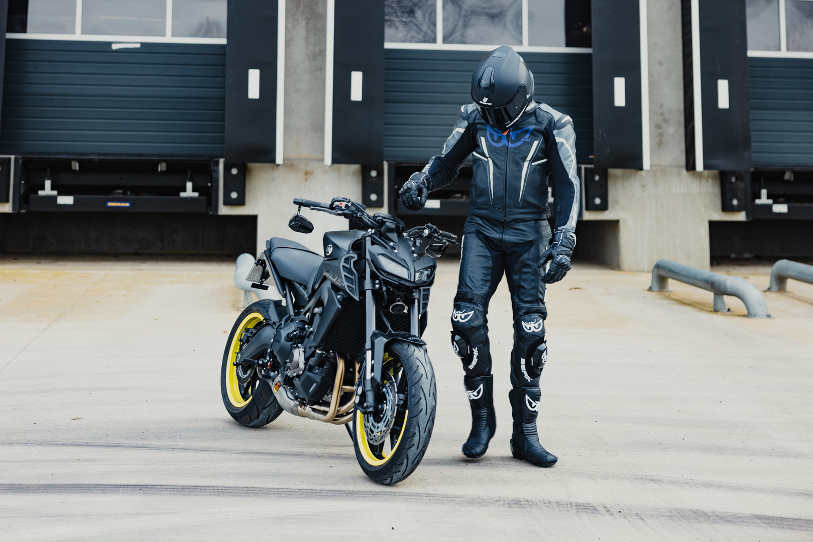 Berik Street Pro Evo Jachetă de piele de motocicletă Negru/gri 52 Figura 3