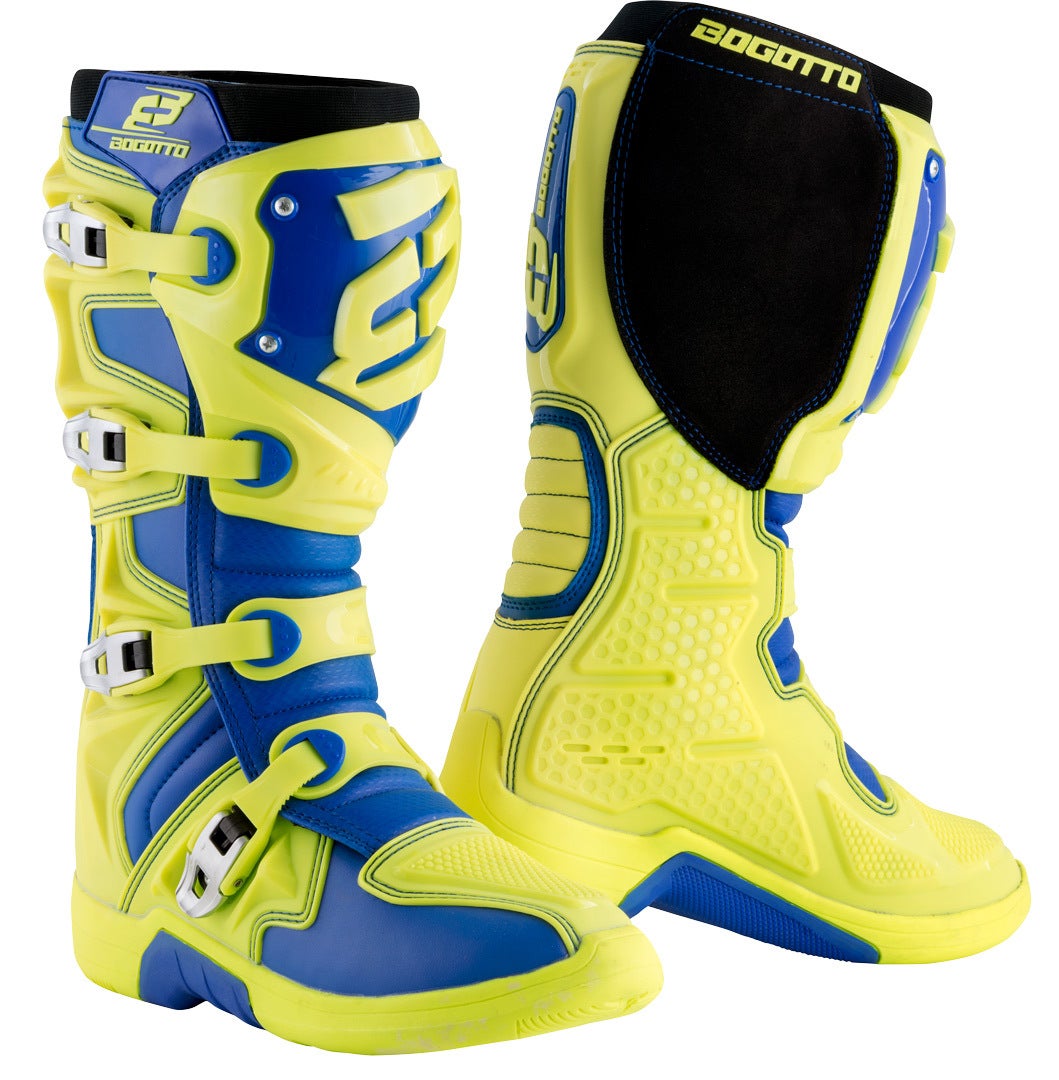 Bogotto MX-6 Bottes de motocross bleu/jaune 41 Figure 1