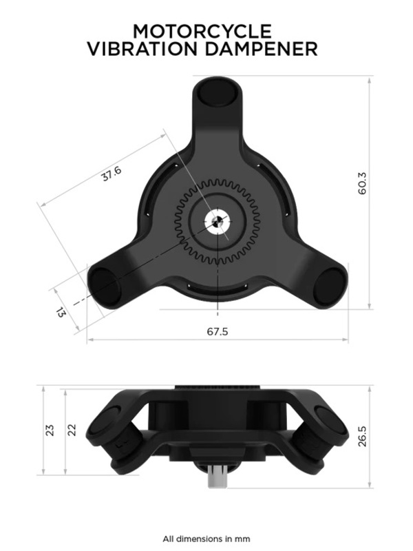 Quad Lock Vibration Dampener Figure 3