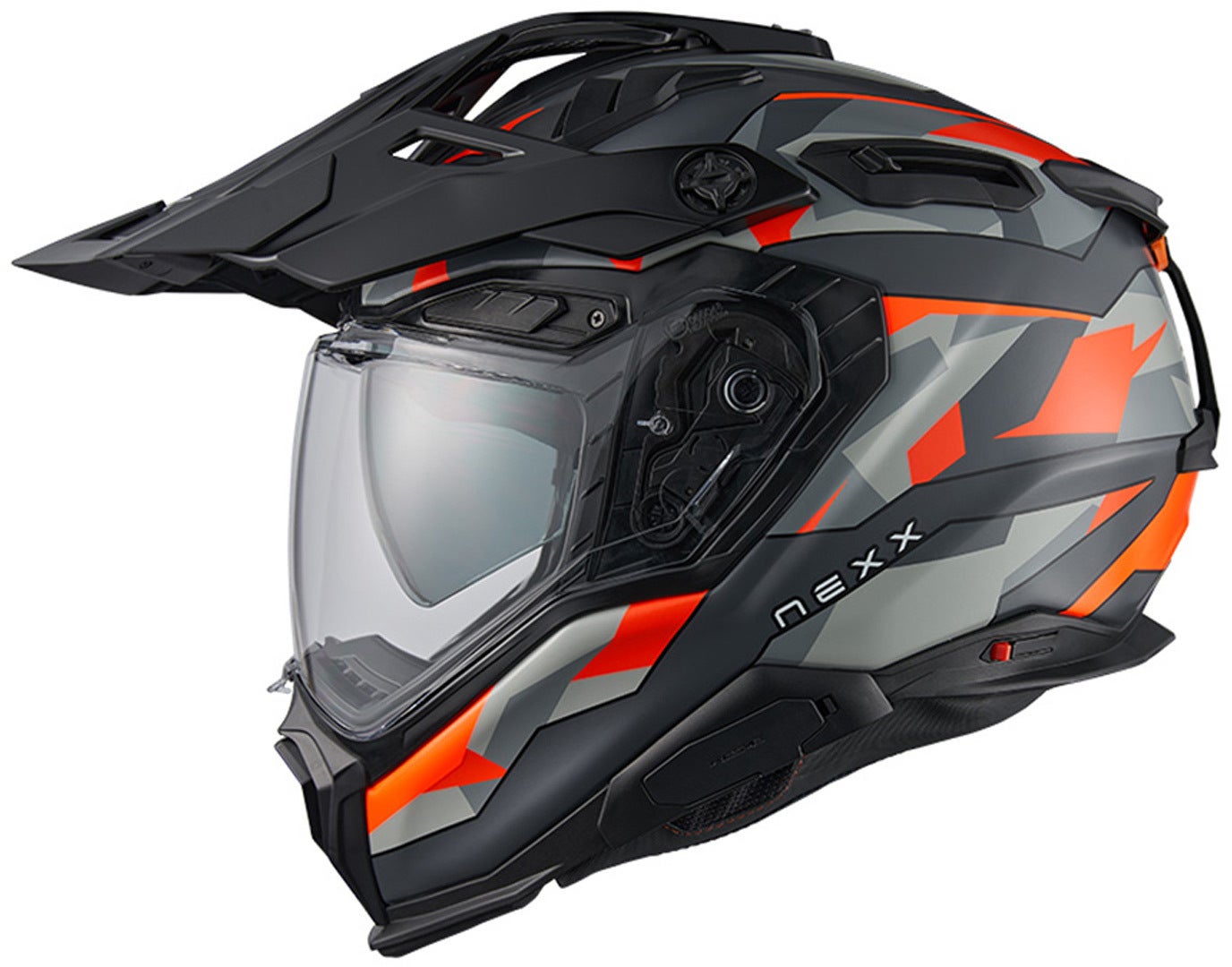 Nexx X.WED 3 Trailmania Motocross Helm grau/orange M (57/58) Abbildung 1